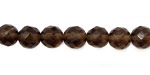 Smoky Quartz Faceted Round 8mm