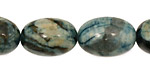 Mystic Blue Feldspath Rice 18x13mm