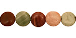 Imperial Jasper Puff Coin 10mm