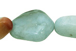 Amazonite Blk. Tourmaline Tumbled Nugget 14-26x12-20mm