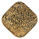 Artistic Jasper Diamond Pendant 45mm