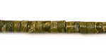 African Green Jasper Heishi 6mm