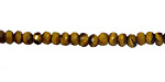 Tiger Eye Faceted Rondelle 4-5mm