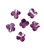 Violet Faceted Butterfly 6x6mm