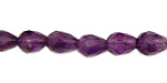 Amethyst Faceted Teardrop 11x8mm