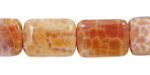 Fire Agate Thin Pillow 18x13mm