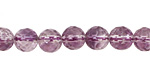 Amethyst (light) Faceted Round 8mm
