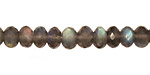 Labradorite Faceted Rondelle 7-10mm