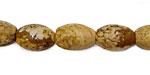 Picture Jasper Faceted Rice 15x10mm