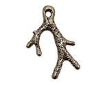 Green Girl Pewter Coral Branch 30x41mm