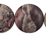 Porcelain Jasper Puff Coin 35mm