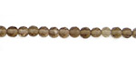 Smoky Quartz Faceted Round 4mm