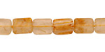 Rutilated Quartz Thin Pillow 10x8mm
