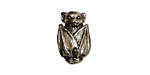 Green Girl Pewter Bat 17x10mm