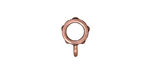 TierraCast Antique Copper (plated) .25 ID Legend Bail 3x13mm