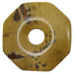 Artistic Jasper Octagon Donut 50mm