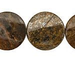 Bronzite Twisted Puff Coin 25mm
