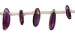 Amethyst Freeform Drops 7x12-12x16mm