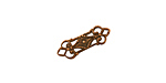 Stampt Antique Copper (plated) Fairy Door Link 18x6mm