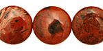 Brecciated Jasper Puff Coin 20mm