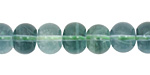 Blue Green Fluorite Rondelle 8x10mm