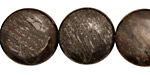 Bronzite Puff Coin 20mm