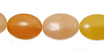 India Red Aventurine Flat Oval 18x13mm