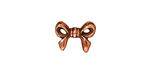TierraCast Antique Copper (plated) Bow Bead 10x14mm