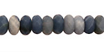 Owyhee Blue Opal Faceted Rondelle 10mm