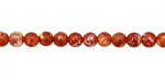 Fire Agate (dark) Round 4mm