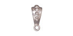 TierraCast Rhodium (plated) Goth Bail 7x18mm