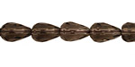 Smoky Quartz Faceted Teardrop 11-13x7-8mm