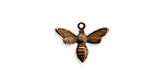 Vintaj Natural Brass Busy Bee Charm 13x17mm