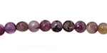 Charoite Puff Coin 6mm