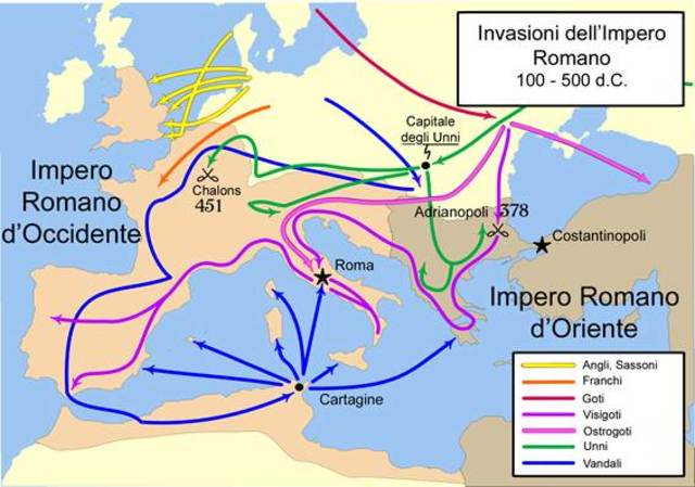 La Crisi Dell Impero Romano Prima Media