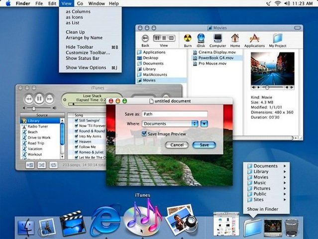Evolución de los Sistemas Operativos Windows,Mac Os y Linux timeline