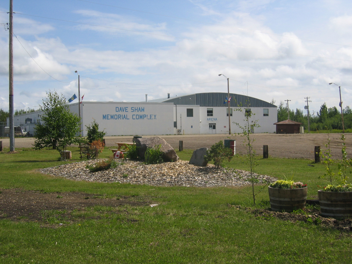 Dave Shaw Memorial Complex Ice Rink in Hines Creek, AB, Canada