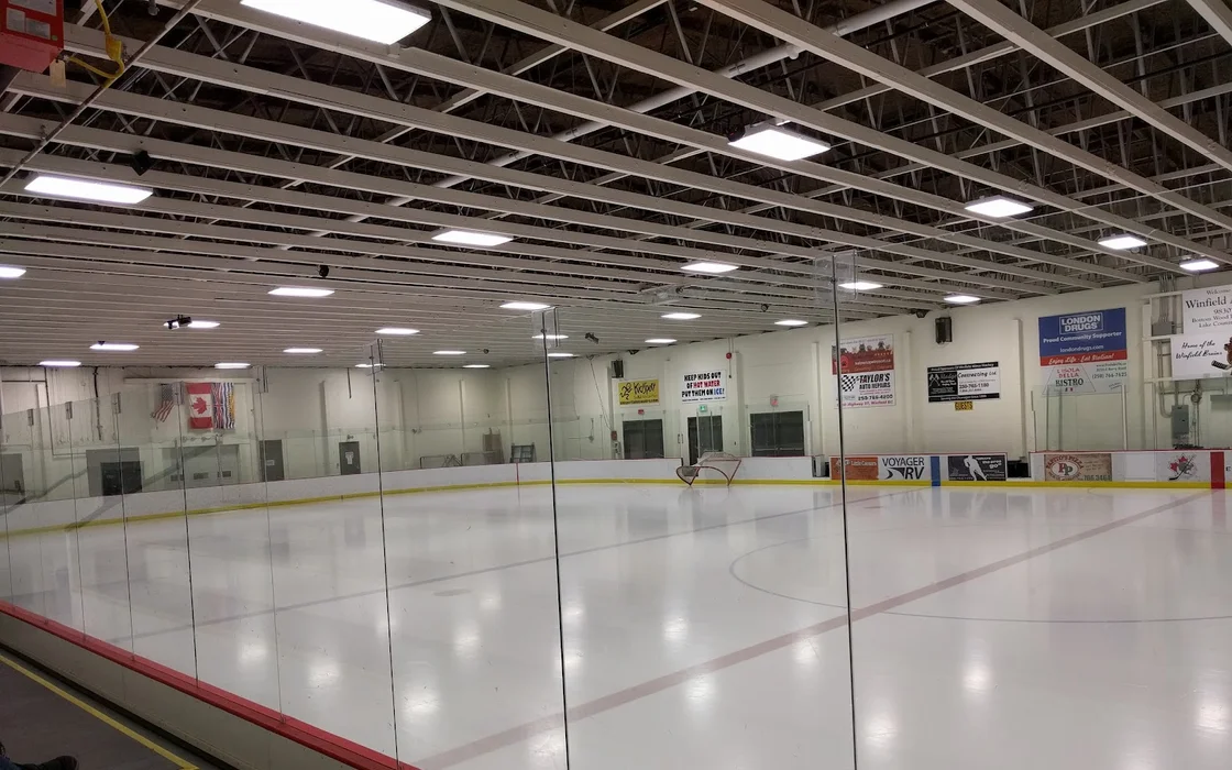 Winfield Arena Ice Rink in Winfield, BC, Canada Travel Sports