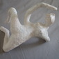 Reclining nude at beach