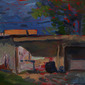 Shadows on garages