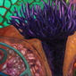 Monsoon (detail #2). Oil on canvas, © 2008 W. Eugene Hall