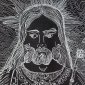 ICON: TRIUNE CHRIST IN BLACK