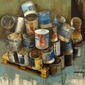 BODEGON CON BOTES DE PINTURA