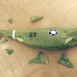 Finned WWII Shark Plane