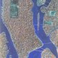 New York Satellital image early night