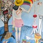 120x150cm. Don't imagine I want but a Louis Vuitton!