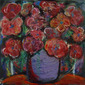 Red Flowers through the Vortex