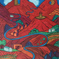 Paisagem para Macacos - guache - 52x63cm - 2012