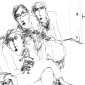 Girl and parents
