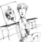 woman on a chair